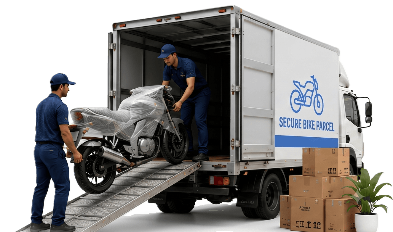 Bike parcel transport truck